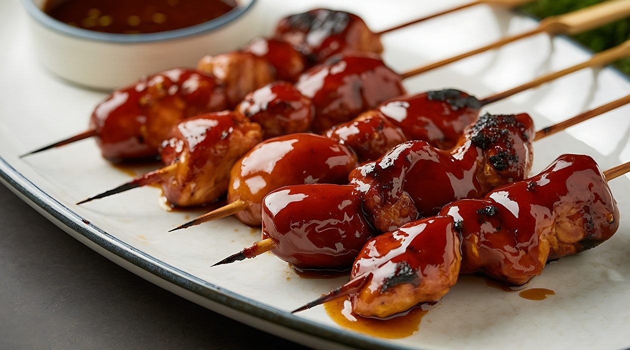 Brochetas de Res con BBQ – - Receta