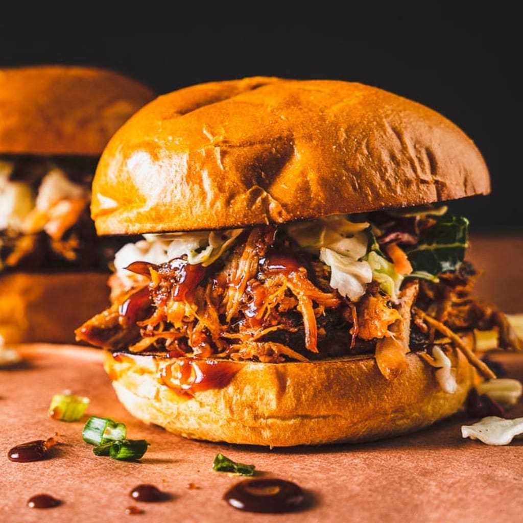 Sánduche de pulled pork Sánduche de pulled pork