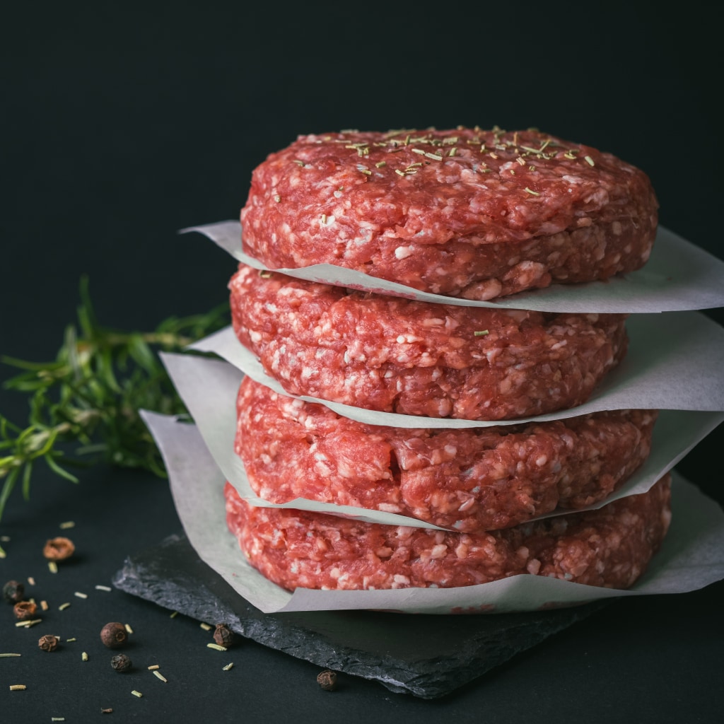 Hamburguesa de res y cerdo