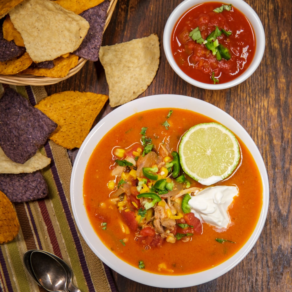 Sopa de tortilla Sopa de tortilla