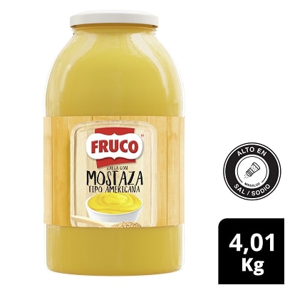 Fruco® Mostaza Galón - Mostaza* Fruco, el sabor de Fruco elaborado con semillas de mostaza.  