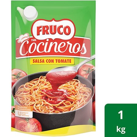 Fruco® para Cocineros Salsa con Tomate Doy Pack - Gran sabor y color natural. ¡Ordena online tu Fruco® para Cocineros Salsa con Tomate Doy Pack!