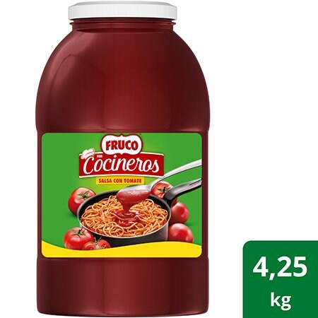 Fruco® para Cocineros Salsa con Tomate Galón - ¡Pide online tu Fruco® para Cocineros Salsa con Tomate Galón! Perfecta para combinar con tus platos, con un sabor balanceado de tomate y especias