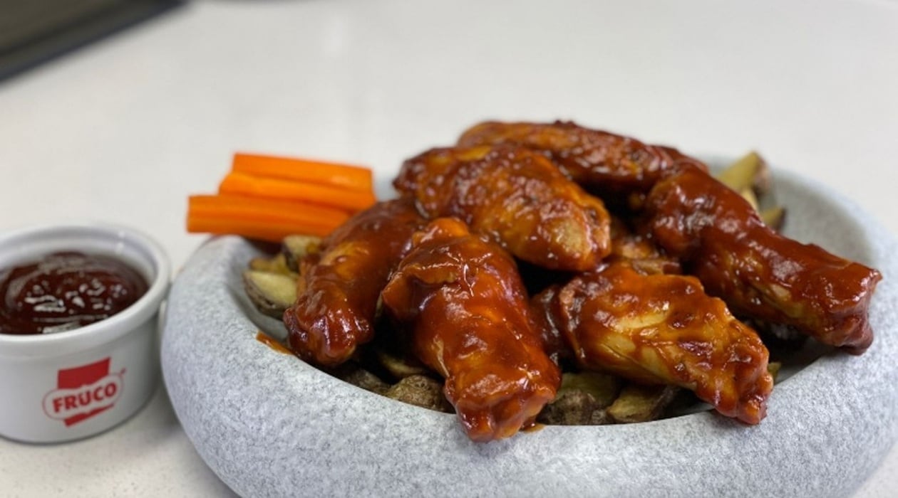 Alitas asadas con salsa bbq – - Receta