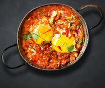 Huevos rancheros con queso cheddar Huevos rancheros con queso cheddar