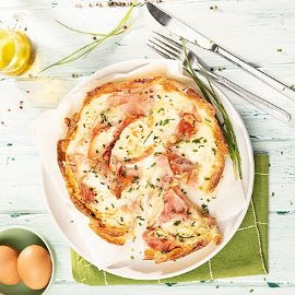 Quiche de jamón y queso paipa