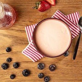 Vinagreta cremosa fruto rojo