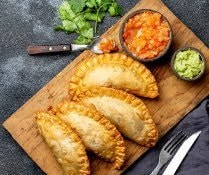 Empanadas de arroz y pollo Empanadas de arroz y pollo