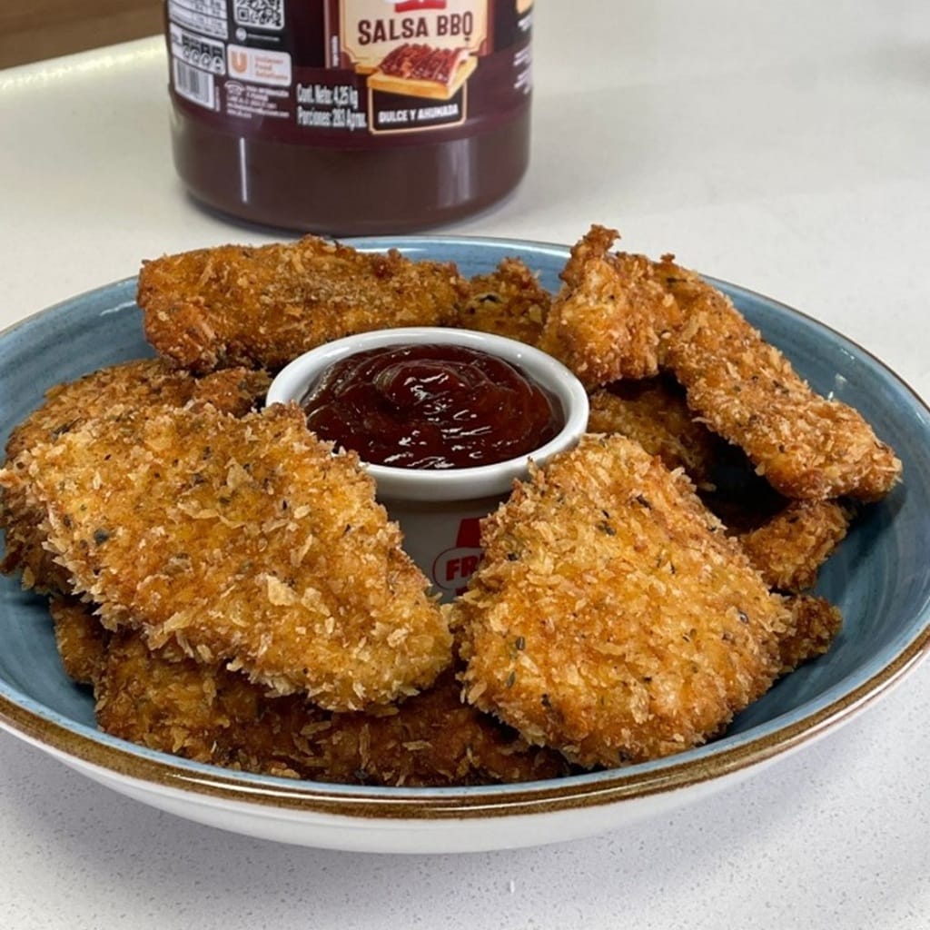 Chuleticas de pollo BBQ