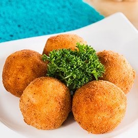 Croqueta de Papa con Atún Croqueta de Papa con Atún