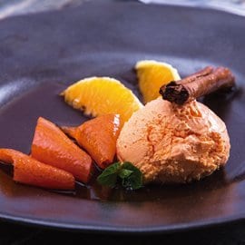 Helado de Mandarina con Desamargado de Mandarina Helado de Mandarina con Desamargado de Mandarina