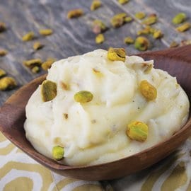 Puré de Papa con Pistachos Puré de Papa con Pistachos