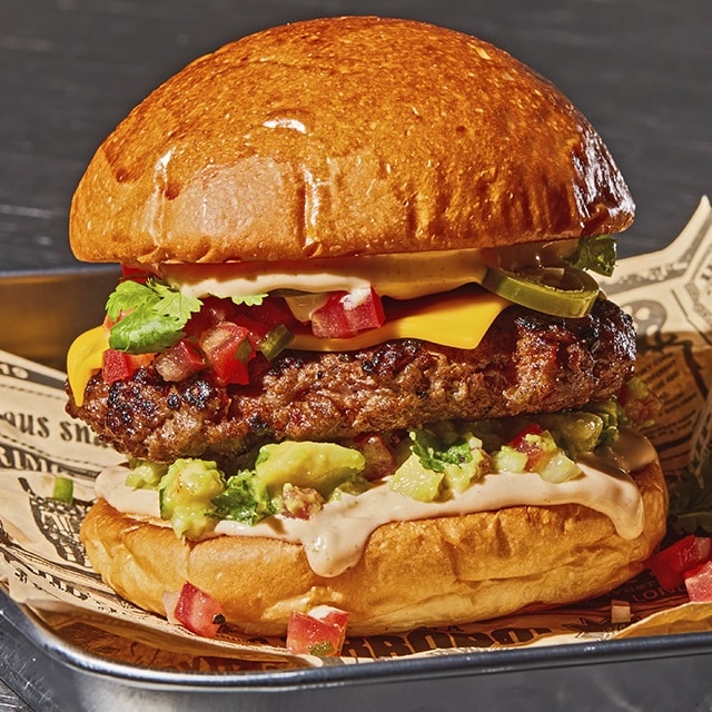 Hamburguesa de Queso Mexicana