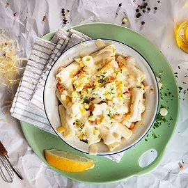 Salteado de pasta con vegetales Salteado de pasta con vegetales