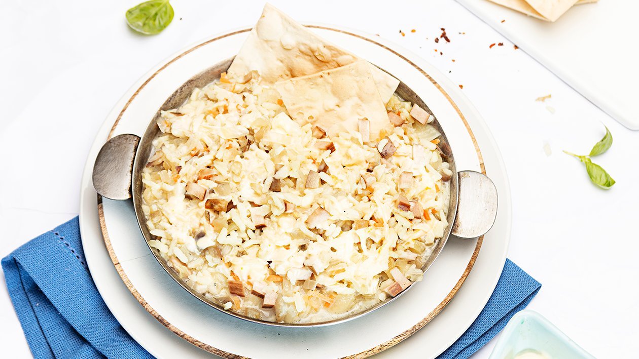 Risotto de berenjenas – - Receta