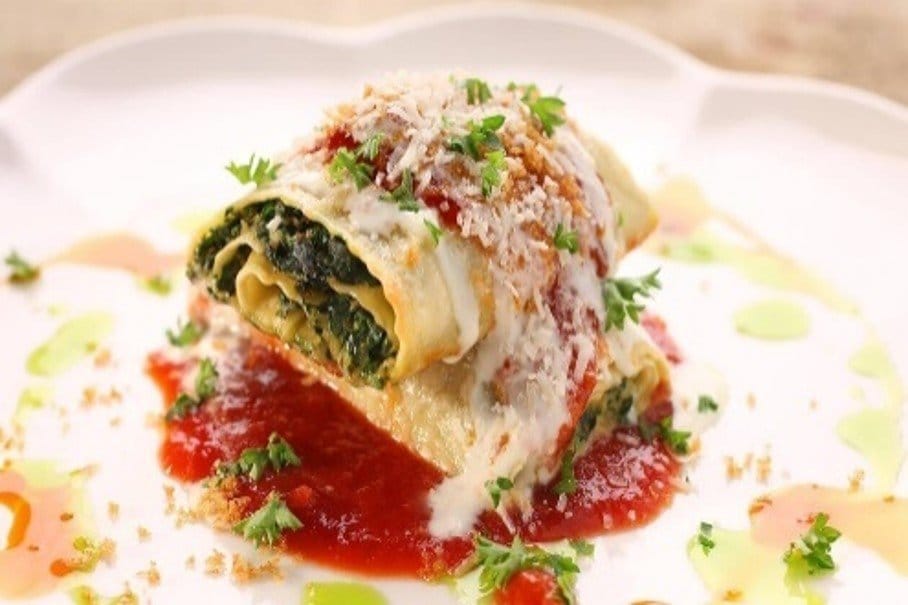 Canelones Hortelana   – - Receta