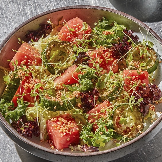Bowl de Sandia con Chile y Miel