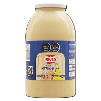 Fruco® Mayonesa Galón 3,77 kg. - Haz tu pedido en línea de Fruco® Mayonesa Galón, con ese tradicional sabor y versatilidad que tanto atrae a tus clientes.