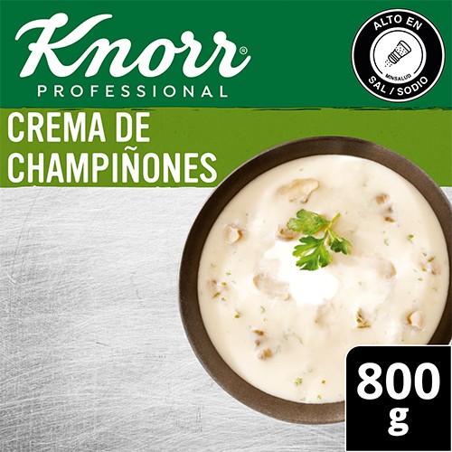 Knorr® Professional Crema de Champiñones bolsa 800 gr. Knorr® Professional Crema de Champiñones bolsa 800 gr.