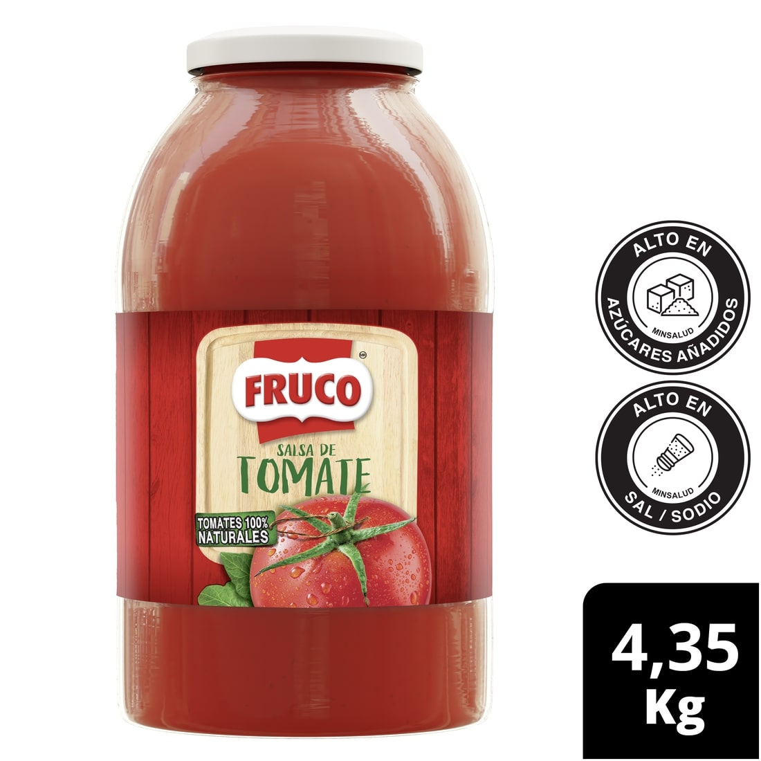 Fruco® Salsa de Tomate Galón - Fruco® Salsa de Tomate Galón es el auténtico sabor con trozos de tomate y color natural. ¡Pídela ya mismo en la tienda online de UFS!