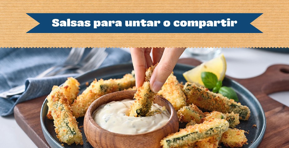 Salsas para untar o compartir Salsas para untar o compartir