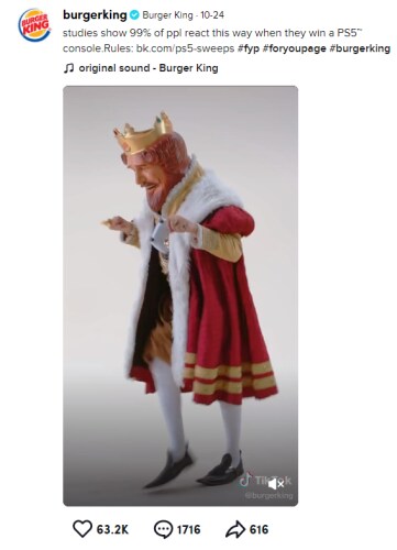TikTok Burger King