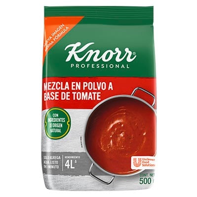 Empaque de base de tomate knorr