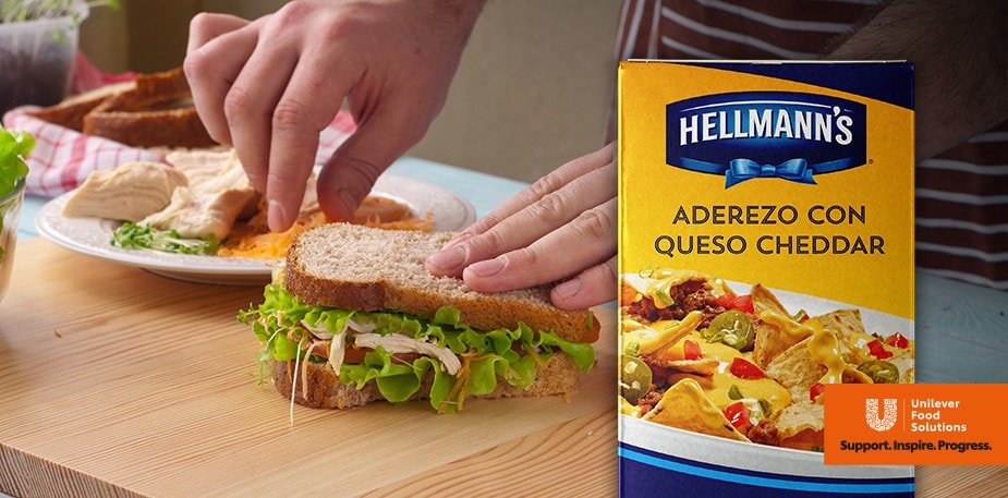 HELLMANN'S ADEREZO CON QUESO CHEDDAR