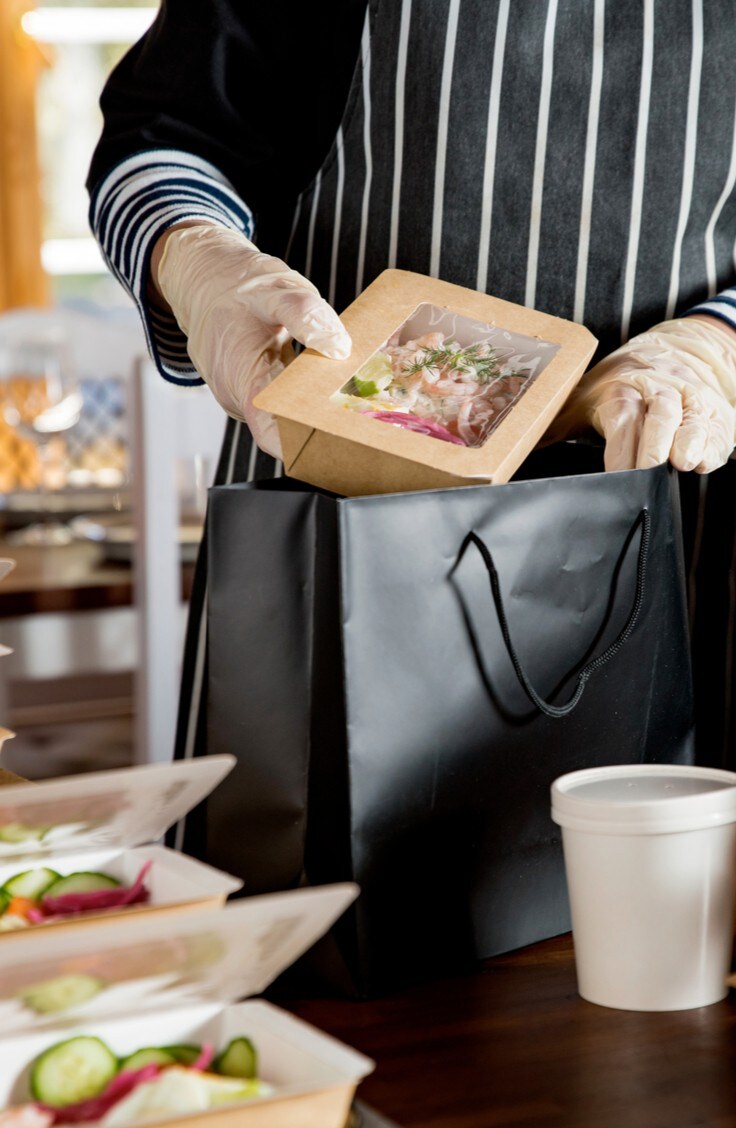 Tanto para el servicio de comida para llevar como para el servicio de domicilio, te aconsejamos: Tanto para el servicio de comida para llevar como para el servicio de domicilio, te aconsejamos: