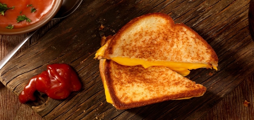 Sándwich de queso fundido 