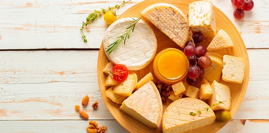 Fotografía para bandeja de quesos