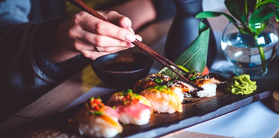 Fotografía para sushi