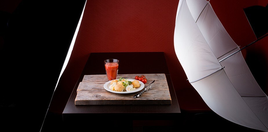 Foto estudio fotografía de alimentos