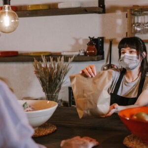 Entrega de comida a domicilio